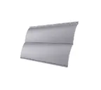 Металлический сайдинг Grand Line Сталь Блок-хаус 0.5 мм Satin с пленкой RAL 7004 сигнальный серый