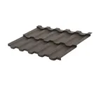 Модульная металлочерепица Aquasystem Гётеборг 0,5 мм GreenCoat Pural BT RR32 (т-коричневый)