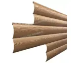 Металлический сайдинг Woodstock-Н Металл-Профиль ECOSTEEL Кедр 28х330