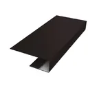 J-Профиль 12мм 0,45 Drap RAL 9005 черный (2,5м)