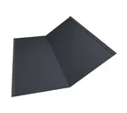 Планка ендовы нижней 300х300 0,45 Drap ST RAL 7024 мокрый асфальт