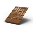 Металлочерепица Металл-Профиль Ламонтерра XL 0,5 PURMAN® Argillite Медный металлик