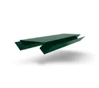 Планка угла внутреннего сложного БХ new 0,4 PE с пленкой RAL 6005 зеленый мох (2м)