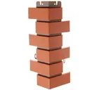 Наружный угол Альта Профиль Кирпич клинкерный Красный 450х160х31