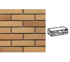 Кирпич клинкерный Muhr 06 Hellbraun-bunt готик, 290х90х71 мм