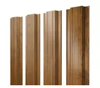 Штакетник Прямоугольный Grand Line 0,45 Print-double Premium Golden Wood Golden Wood