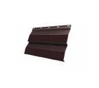 Металлический сайдинг Grand Line Корабельная Доска 0.45 мм Drap ST RAL 8017 шоколад