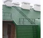 Металлочерепица Grand Line Kvinta plus 0,45 Полиэстер RAL 6005 Зеленый мох