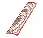 Решетка желоба ТЕХНОНИКОЛЬ ПВХ 125/82, 0,6 м, красный