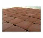 Тротуарная плитка Braer Классико круговая 60 мм. Винный