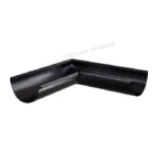 Угол желоба внутренний МЕТАЛЛ ПРОФИЛЬ PURMAN BLACK EDITION D125 Ral 9005