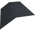 Планка конька плоского 145х145 0,5 Quarzit Pro Matt RAL 7016 антрацитово-серый