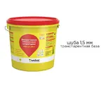 Силиконовая штукатурка weber.pas silikon шуба 1,5 мм, транспарентная база, 25 кг