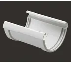 Соединитель желобов Docke LUX RAL 9003 Пломбир