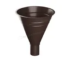 Воронка водосборная МЕТАЛЛ ПРОФИЛЬ Foramina PUR D100/300 Ral 8017