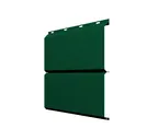 Софит ЭкоБрус без перфорации 0,345 Grand Line 0,5 Satin с пленкой RAL 6005 зеленый мох