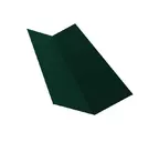 Планка ендовы верхней 145х145 0,45 Drap RAL 6005 зеленый мох