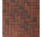 Тротуарная плитка 342 механический завод Паркет 240x80x60мм ColorMix Гавана