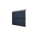 Металлический сайдинг Grand Line ЭкоБрус 0.5 мм PurPro Matt 275 RAL 7024 мокрый асфальт