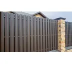 Штакетник Круглый фигурный Grand Line 0,5 Drap RR 32 Темно-Коричневый