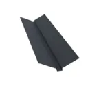 Планка ендовы верхней 115х30х115 0,5 GreenCoat Pural BT, matt RR2Н3 (RAL 7016 антрацитово-серый)