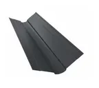 Планка ендовы верхней фигурной 100x100 0,5 PurPro Matt (275) RAL 7024 мокрый асфальт