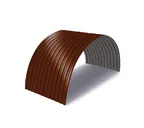 Профнастил Профлист-Металл C10ПГ 0.5 ECOSTEEL® RAL 8004
