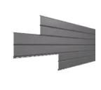 Металлический сайдинг Lбрус Металл-Профиль VALORI Grey, Серый 15х240