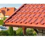 Металлочерепица Grand Line Kvinta plus 0,45 Полиэстер RAL 8004 Терракота