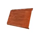 Металлический сайдинг Grand Line Вертикаль 0.45 мм classic Print Elite с пленкой Cherry Wood TwinColor