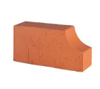 Печной кирпич радиусный полнотелый Lode Janka F13 гладкий, 250х120х65 мм