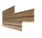 Металлический сайдинг Lбрус-XL-Н Металл-Профиль ECOSTEEL Кедр 14х335