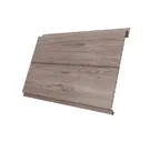 Металлический сайдинг Grand Line Фасадная панель 0.45 мм Print Elite White Wood