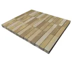 Тротуарная плитка Braer Ригель 320x80x60 мм Colormix Саванна