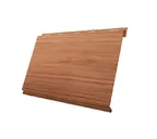 Металлический сайдинг Grand Line Вертикаль 0.45 мм classic Print Elite с пленкой Honey Wood