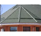 Металлочерепица Металл-Профиль Ламонтерра XL 0,4 Полиэстер RAL 6005 Зеленый мох