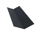 Планка ендовы верхней 145х145 0,5 Velur RAL 7024 мокрый асфальт