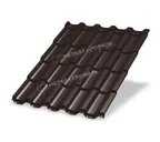 Металлочерепица Металл-Профиль Трамонтана-M 0,45 VikingMP® RAL 8017 Коричневый шоколад