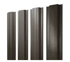 Штакетник Прямоугольный Grand Line 0,45 Drap ST RR 32 Темно-Коричневый