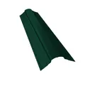 Планка конька фигурного 70x70 0,45 Drap RAL 6005 зеленый мох