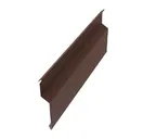 Aquasystem Планка пристенная накладная, 0,45 мм PE Matt (Россия) RAL 8017 (коричневый)