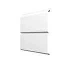 Софит ЭкоБрус без перфорации 0,345 Grand Line 0,5 Satin с пленкой RAL 9003 сигнальный белый