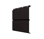 Софит ЭкоБрус без перфорации 0,345 Grand Line 0,5 Satin Matt RAL 9005 черный