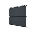 Металлический сайдинг Grand Line ЭкоБрус 0.5 мм Satin Matt RAL 7016 антрацитово-серый