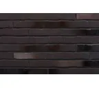 Клинкерная плитка Stroeher Riegel 50 453 silber-schwarz шероховатая, 490х40х14 мм