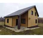 Виниловый сайдинг Docke Блок-Хаус D4.7T PREMIUM Карамель 3600×243