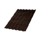 Металлочерепица Металл-Профиль Ламонтерра XL 0,5 VALORI DarkBrown/Темно-коричневый
