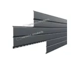 Металлический сайдинг Lбрус Металл-Профиль VikingMP RAL 7024 Серый графит 15х240