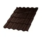 Металлочерепица Металл-Профиль Монтекристо-M 0,5 VALORI DarkBrown/Темно-коричневый