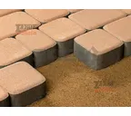 Тротуарная плитка 342 механический завод Классика 60 мм Бежевый